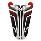 Protetor De Tanque Moto Universal Resinado desenho ASA VERMELHO Protetor De Tanque Moto Universal Resinado desenho ASA VERMELHO