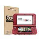 Protetor de tela AKWOX de vidro temperado para 3DS XL/novo 3DS XL
