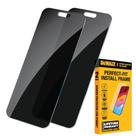 Protetor de tela de privacidade DEWALT para iPhone 16 Plus, pacote com 2