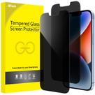 Protetor de tela de privacidade JeTech iPhone 14 Plus 6,7", pacote com 2