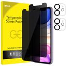 Protetor de tela de privacidade JeTech para iPhone 11 6.1", pacote com 2 Protetor de tela de privacidade JeTech para iPhone 11 6.1", pacote com 2