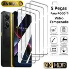 Protetor De Tela De Vidro Temperado 9H Para Poco X7 pro 5G HD Transparente NNBILI 5-1 Peças