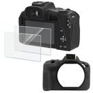 Protetor de tela e capa de silicone para câmera Canon EOS R50