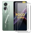 Protetor de tela e lente de câmera Xiaomi Poco X7 Pro 5G