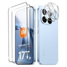 Protetor de Tela Fhyeugfy Xiaomi 17T 2+2 Pacote Vidro Temperado 9H