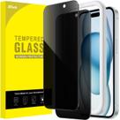 Protetor de tela JeTech Privacy para iPhone 15 Plus 6.7"