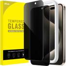 Protetor de tela JeTech Privacy para iPhone 15 Pro Max 6.7"