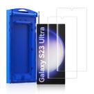 Protetor de tela KUZOOM Galaxy S23 Ultra 6.8", pacote com 2 unidades, TPU
