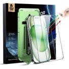 Protetor de tela MAGIC JOHN para iPhone 15/16 6.1", pacote com 2 Protetor de tela MAGIC JOHN para iPhone 15/16 6.1", pacote com 2