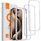 Protetor de Tela Mkeke para iPhone 15 Pro Max 6,7" 3 Unidades Vidro Temperado 9H