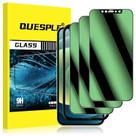 Protetor de tela QUESPLE para iPhone 12/12 Pro 6.1", pacote com 3