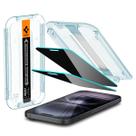 Protetor de Tela Spigen GlaStr EZ FIT Privacy para iPhone 15/16 Protetor de Tela Spigen GlaStr EZ FIT Privacy para iPhone 15/16