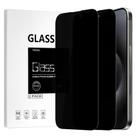 Protetor de tela TECHO Privacy para iPhone 15 Pro Max, pacote com 2