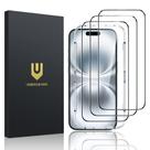Protetor de tela UnbreakCable para iPhone 16 Plus 15 Plus, pacote com 3 unidades de 6,7"