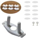 Protetor de Tomada (Kit com 10 unidades + chave) - Tapa Tomada Novo Padrão - Segurança de Bebês e Crianças