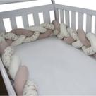 Protetor de Trança para Mini Berço 2,80 Mts - Floral Ferrugem Protetor de Trança para Mini Berço 2,80 Mts - Floral Ferrugem