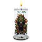 Protetor de Velas 7 dias Orixá Ossain Copo Vidro Castiçal