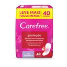 Protetor Diário Carefree Original Econômica Com 40 Unidades