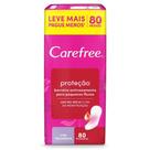 Protetor Diário Carefree Proteção Com fragrância 80 unidades