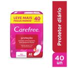 Protetor Diário Carefree Proteção Sem Perfume 40 Unidades Protetor Diário Carefree Proteção Sem Perfume 40 Unidades