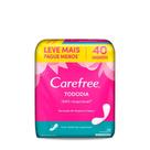 Protetor Diário Carefree Todo Dia sem Perfume c/ 40 unidades Protetor Diário Carefree Todo Dia sem Perfume c/ 40 unidades