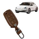 Protetor E Chaveiro Para Chave Canivete 3 Botões New Beetle Full