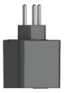 Protetor Elétrico Qualitronix 20a Tripolar Preto 127/220v