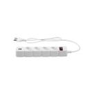 Protetor eletronico c 4 tomadas e 2 usb - epe 204 usb br