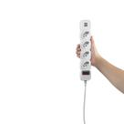 Protetor Eletrônico c/ 4 Tomadas e 2 USB Intelbras EPE 204 USB BR +
