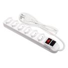 Protetor Eletrônico C/6 Tomadas Branco EPE1006 Protetor Eletrônico C/6 Tomadas Branco EPE1006