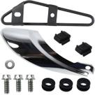 Protetor escape escapamento traseiro NXR125 NXR150 Bros 2003 a 2008 com suporte com parafusos e coxins Protetor escape escapamento traseiro NXR125 NXR150 Bros 2003 a 2008 com suporte com parafusos e coxins