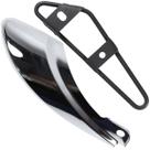 Protetor escape escapamento traseiro NXR125 NXR150 Bros 2003 a 2008 cromado com suporte Protetor escape escapamento traseiro NXR125 NXR150 Bros 2003 a 2008 cromado com suporte