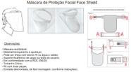 Protetor facial shield incolor