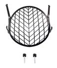 Protetor Farol Transalp 700 Preto Fosco Modelo Grade