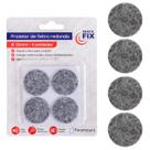 Protetor Feltro Adesivo Redondo 35mm 4 Uni Proteção Durabilidade Preservação Fixa Superfícies Fita dupla-face Discreto Pés móveis Cadeiras Gavetas