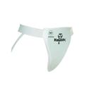 Protetor Genital / Coquilha Feminino Branco para Karate - Hayashí - Homologado WKF