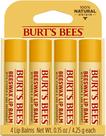 Protetor Labial Burt's Bees Beeswax - Pacote com 4 Unidades (4,25ml cada)