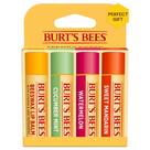 Protetor labial Burt's Bees Stocking Stuffers, pacote com 4 unidades, presente de Natal