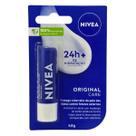 Protetor Labial Original Care Sem Cor Nivea 4,8g Protetor Labial Original Care Sem Cor Nivea 4,8g