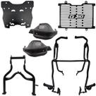 Protetor Motor Carenagem Radiador Mão Bagageiro Bmw G 310 Gs Protetor Motor Carenagem Radiador Mão Bagageiro Bmw G 310 Gs