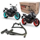 Protetor Motor Carenagem Stunt Race Mt07 Mt 07 Preto Brilho