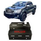 Protetor Motor Carter Hilux CD 2009 2010 2011 2012 Preto