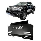 Protetor Motor Carter Hilux CD 2016 a 2024 Preto
