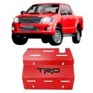 Protetor Motor Carter Hilux TRD CD 2014 2015 Vermelho