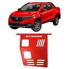 Protetor Motor Carter Strada 2021 a 2024 Vermelho