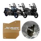 Protetor Motor Scooter Acrílico Fumê Yamaha Xmax 250