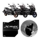 Protetor Motor Scooter Acrílico Preto Yamaha Xmax 300