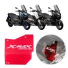 Protetor Motor Scooter Acrílico Vermelho Yamaha Xmax 250