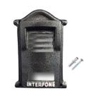 Protetor Para Interfone Porteiro HDL F8S Senun Metal Cinza