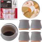 Protetor Para Moveis de Silicone Com 4 Peças 3,5x4cm - Clink